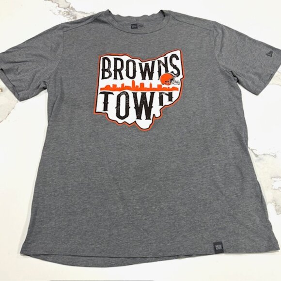 New Era Cleveland Browns Town T-Shirt Tee Shirt Men's Size Large NFL - Picture 1 of 7